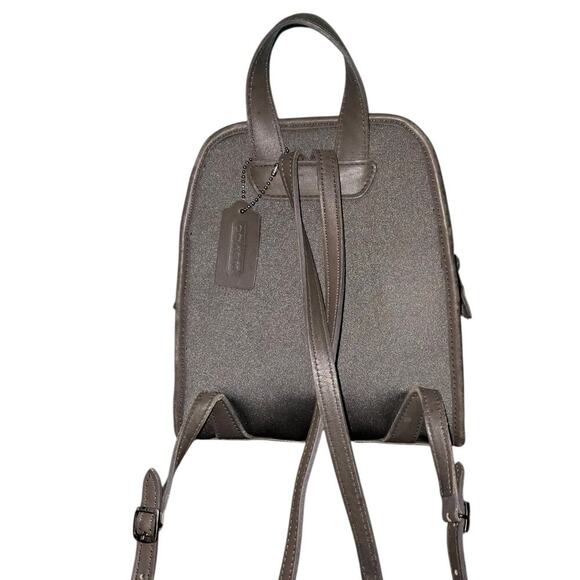 Coach Vintage Backpack Handbag Small Neoprene Leather Trim Zip Bag 6215 main image 14